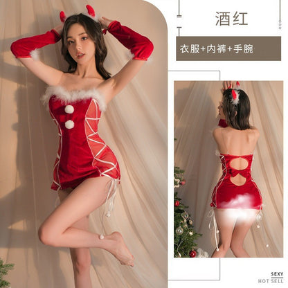Sexy lingerie for women Christmas pajamas date uniform