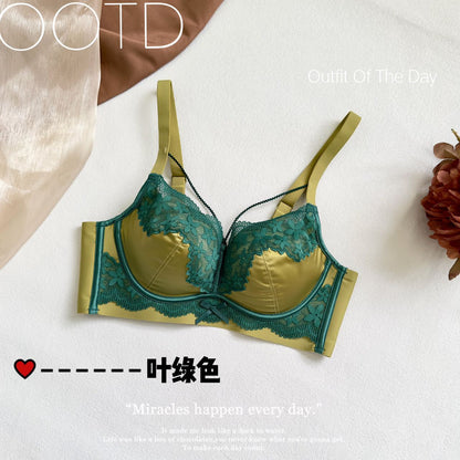 Pure Desire Style French Lingerie Wireless Lace Romantic Embroidery