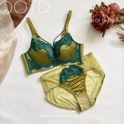 Pure Desire Style French Lingerie Wireless Lace Romantic Embroidery