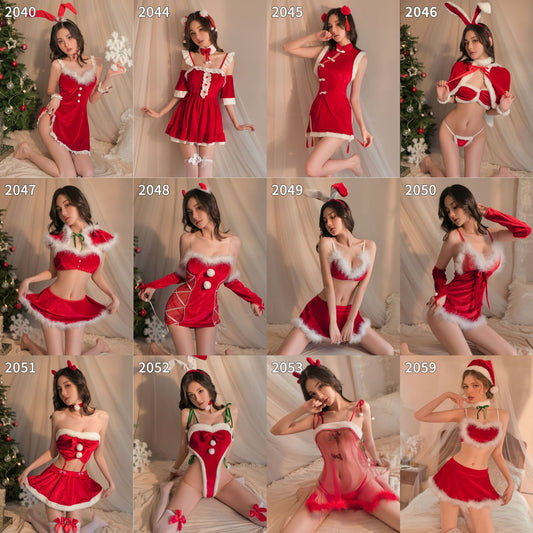 Sexy lingerie for women Christmas pajamas date uniform