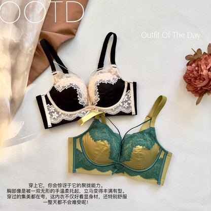 Pure Desire Style French Lingerie Wireless Lace Romantic Embroidery