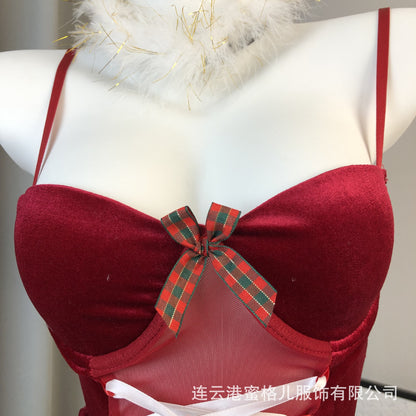 Bunny Girl Cos Uniform Adult Sexy Lingerie See Through Set