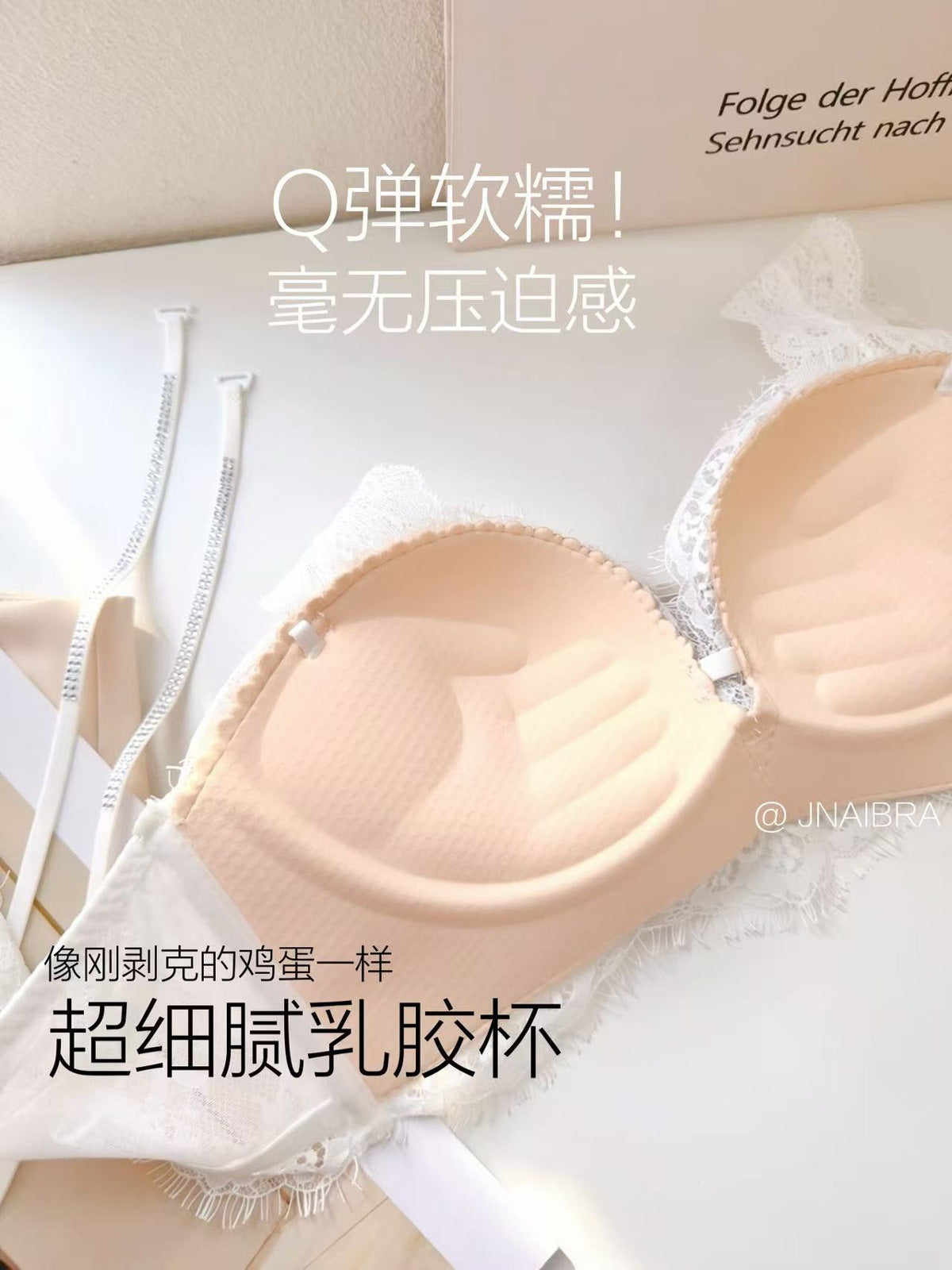 Halter Neck Beauty Back Bra Set Small Chest Gathering Pure Desire Sexy