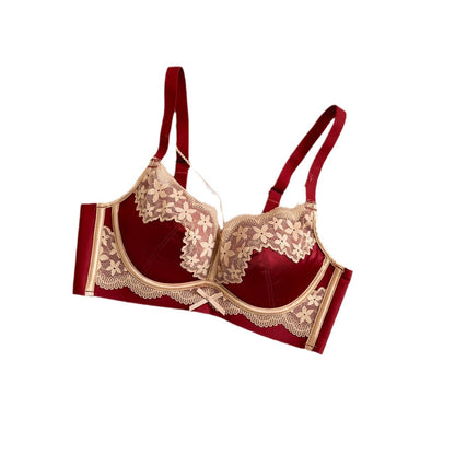 Pure Desire Style French Lingerie Wireless Lace Romantic Embroidery