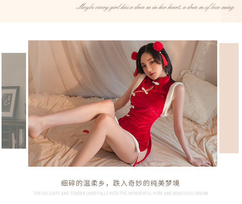 Sexy lingerie for women Christmas pajamas date uniform