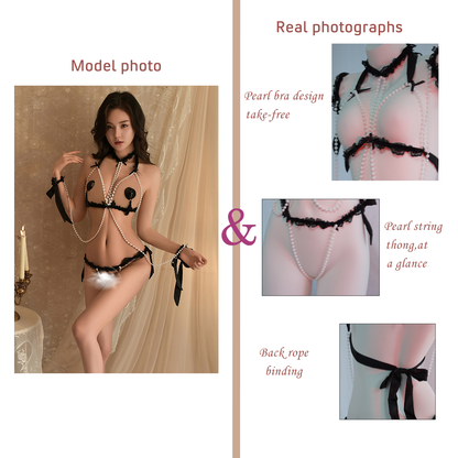 Uniform Temptation 3-Point Pearl Chain Traction Set
