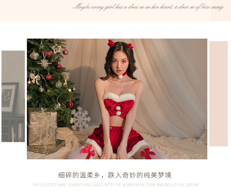 Sexy lingerie for women Christmas pajamas date uniform