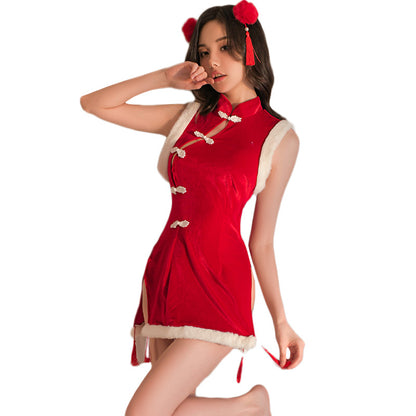 Sexy lingerie for women Christmas pajamas date uniform
