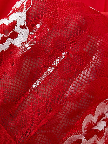 New Style Furry Strap Dress See-through Mesh Sexy Hot Girl Nightdress