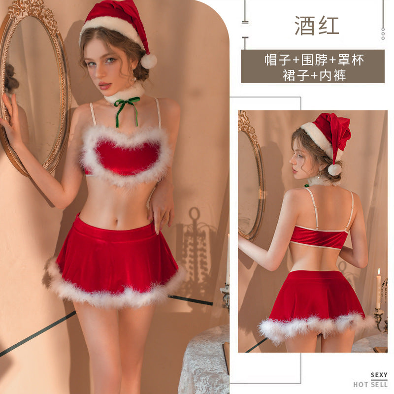 Sexy lingerie for women Christmas pajamas date uniform