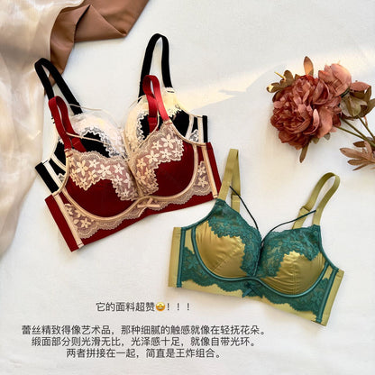 Pure Desire Style French Lingerie Wireless Lace Romantic Embroidery