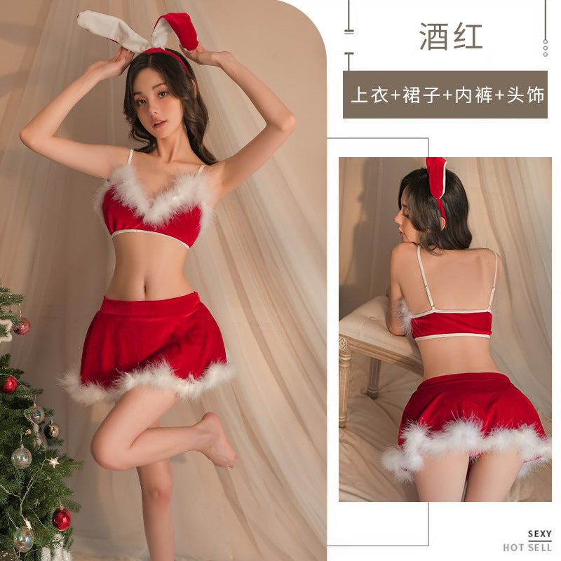 Sexy lingerie for women Christmas pajamas date uniform